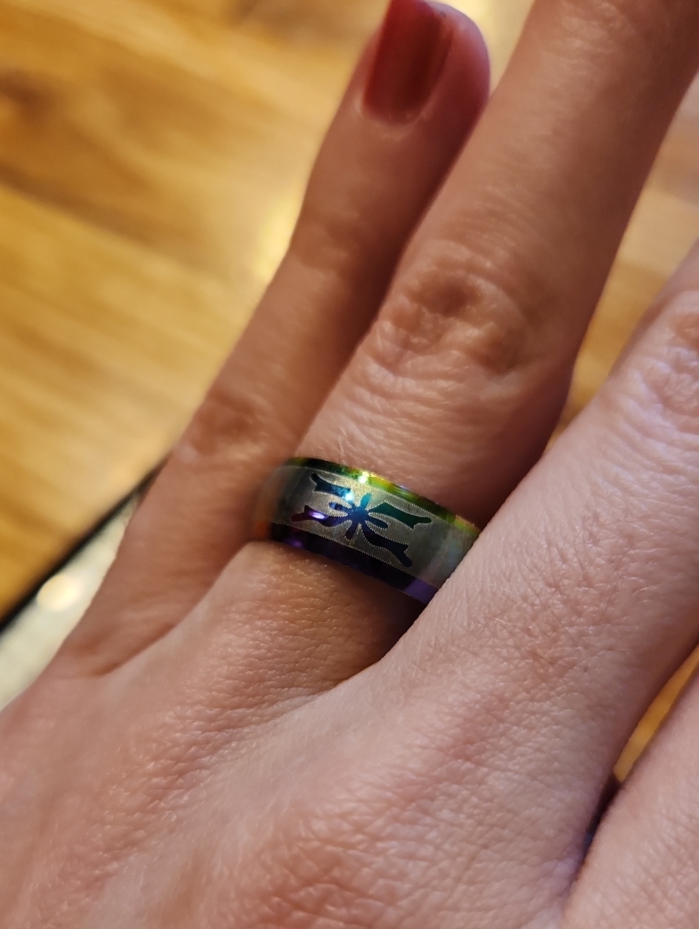 Rainbow Ring Size 9.5